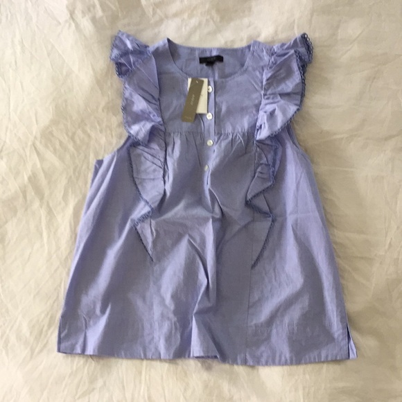 J.Crew Ruffled Blouse - Picture 2 of 3